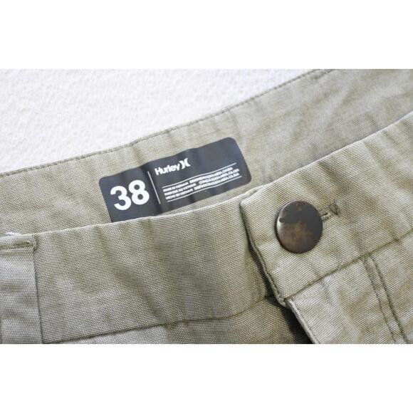 Hurley Nike Golf Shorts Dri Fit Stretch Beige Performance 11" INS Mens Size 38 - Picture 3 of 8